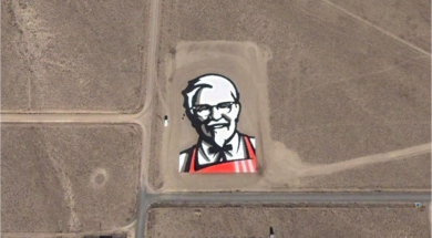 KFC Face from Space Experiential Marketing Activation