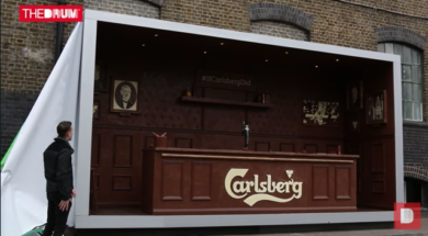 Carlsberg Created a Bar made of chocolate