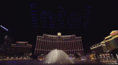 Intel CES 2018 Drone Light Show in Vegas